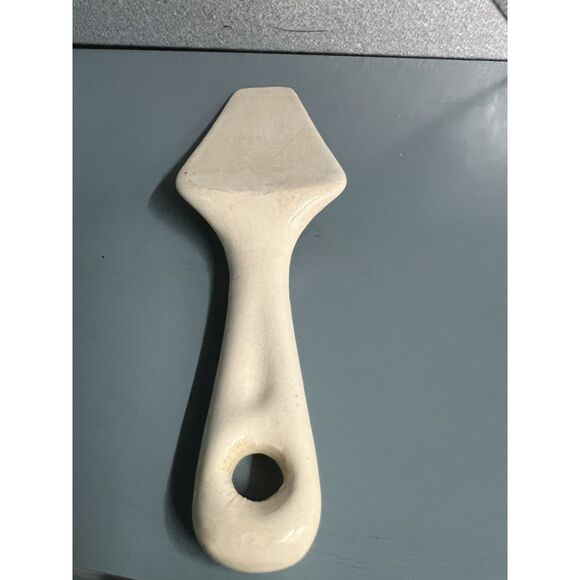 Vintage Ceramic Cake Pie Server Floral & Black Filigree Pattern Hand Painted - Picture 3 of 7